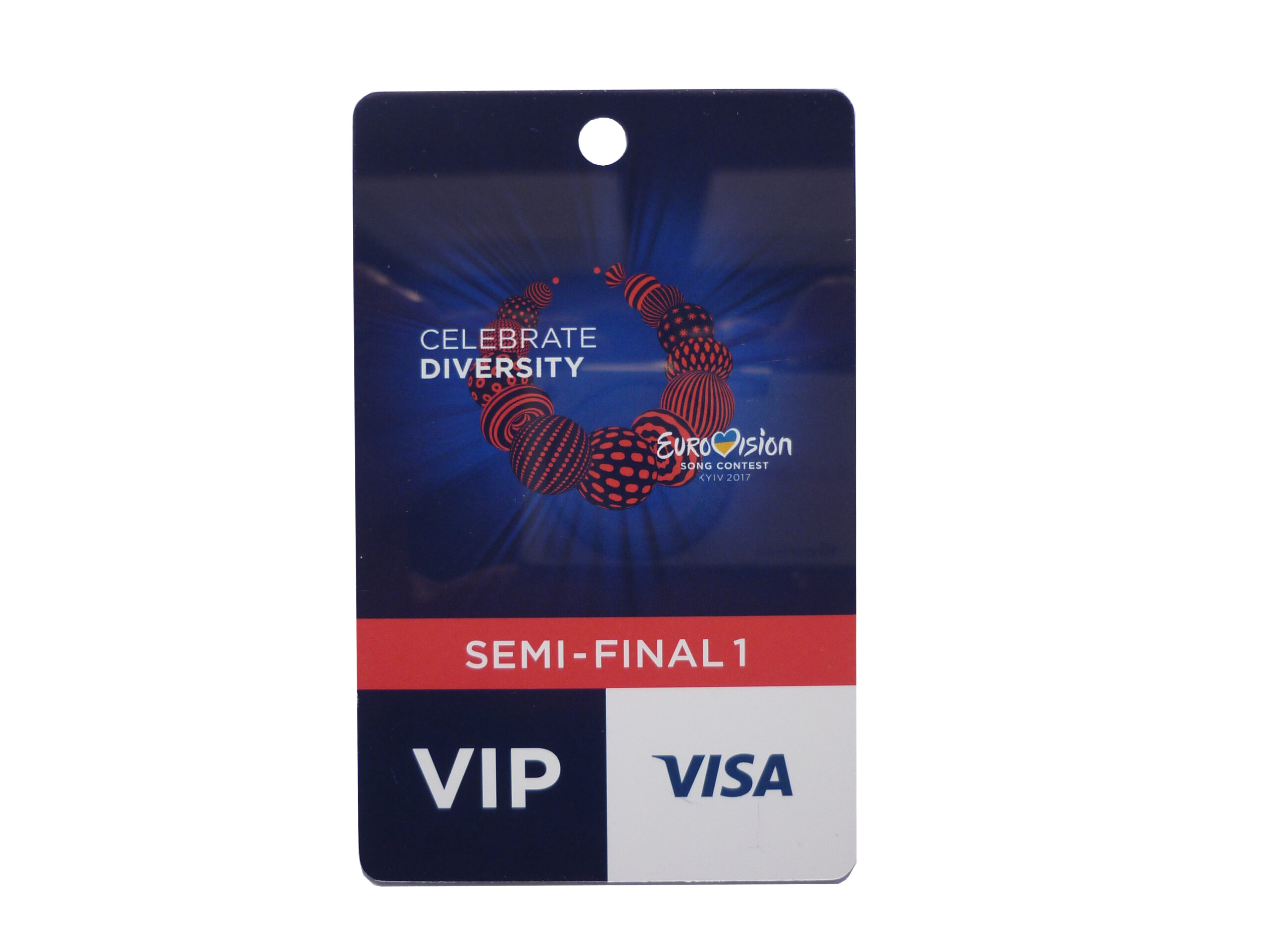 Individuell bedruckter Event-Badge als VIP-Zugangspass für Sportevents